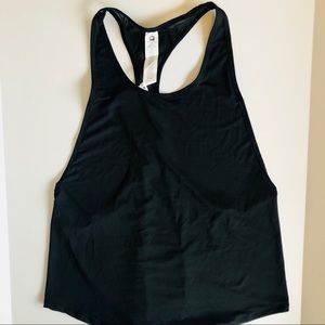 FABLETICS Hayden Lace Tank Black Sz Large NWT